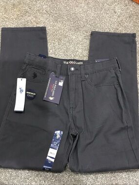 U.S. Polo Assn. Men's Dark Gray Straight Jeans